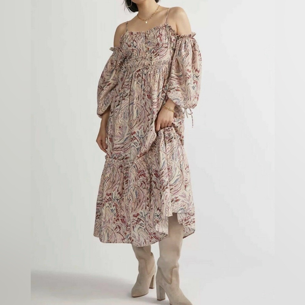 Floral Paisley Maxi Dress